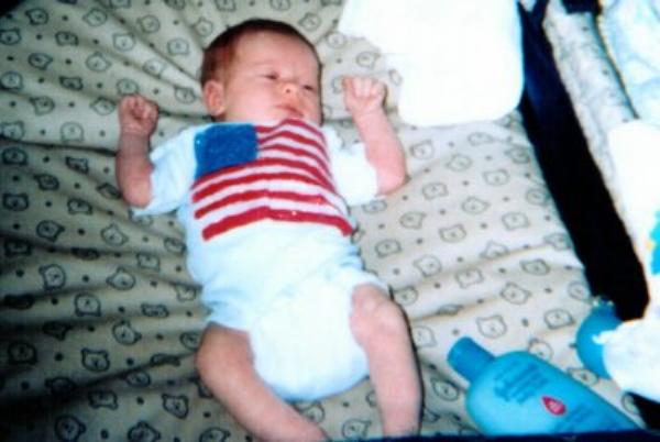 Patriotic Baby (June 16, 2002)